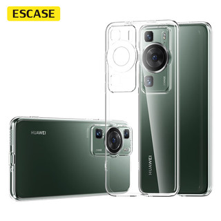 ESCASE 华为P60/60Pro手机壳防摔保护套huaweip60p轻薄全包软壳超薄硅胶（有挂绳孔）透明