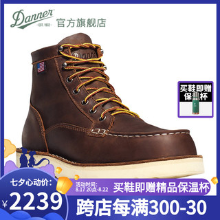 Danner 丹纳Bull Run系列男女经典头层牛皮中帮马丁切尔西靴工装靴