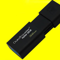 金士顿32G USB 3.0高速商务办公U盘DT100G3 32g 优盘 黑色 黑色8GB