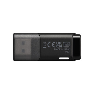 KIOXIA 铠侠 128GB USB3.2 U盘 U301隼闪系列 黑色