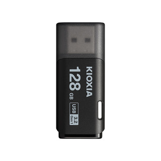 KIOXIA 铠侠 128GB USB3.2 U盘 U301隼闪系列 黑色