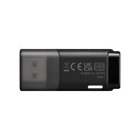 KIOXIA 铠侠 64GB USB3.2 U盘 U301隼闪系列 黑色 读速100MB/s 原厂颗粒