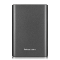 Newsmy 纽曼 500GB 移动硬盘 明月金属系列 USB3.1 2.5英寸 烟雨灰 118M/S 高速传输
