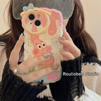 网红可爱卡通适用苹果13手机壳iPhone14promax新款12防摔xs硅胶11女款xr保护套7趣味13情侣4pro全包8plus软壳