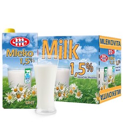 MLEKOVITA 妙可 波兰进口 低脂牛奶纯牛奶 1L*12盒