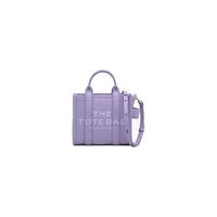 MARC JACOBS 马克·雅克布 THE TOTE 托特系列 女士牛皮革斜挎包 H053L01RE22 紫色 迷你