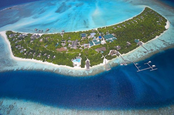 奢华六星岛，浮潜极佳！马尔代夫旅游神仙珊瑚岛5天4晚自由行（含内陆飞机+快艇上岛+4晚190㎡泳池水上别墅+早晚餐等）