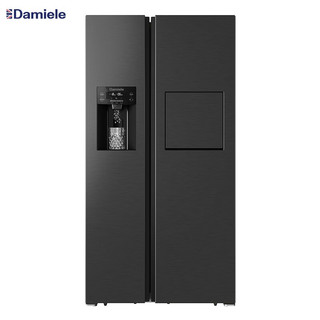 Damiele 达米尼（Damiele）572升双开门冰箱全自动制冰对开门变频风冷无霜家用大容量嵌入式 升级571皇家黑水箱版