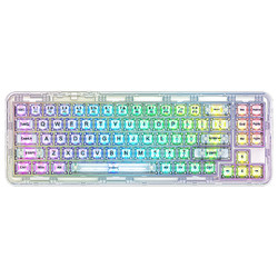 XINMENG 新盟 X71 三模无线机械键盘（71键、白玉轴、RGB）