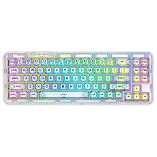 新品发售：XINMENG 新盟 X71 三模无线机械键盘（71键、白玉轴、RGB）