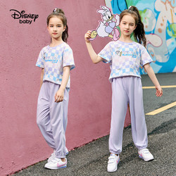 Disney 迪士尼 女童短袖套装