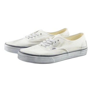 VANS 范斯 CLASSICS系列 Authentic 中性运动帆布鞋 VN000EE3WWW 白色 34.5