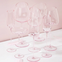 MU16 红酒杯高脚杯水晶玻璃杯套装节日礼物火烈鸟系列驼峰波尔多2支