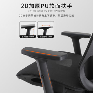 菲迪·至成 F179-01 人体工学椅 黑色 海绵坐垫