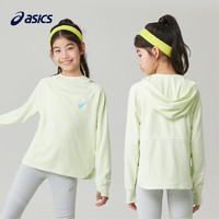 PLUS会员：ASICS 亚瑟士 女童针织长袖卫衣T恤