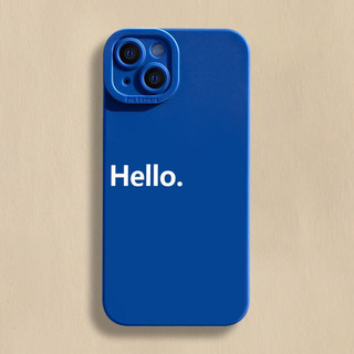 iPhone6-14系列 Hello手机壳 黑色 iPhone 13