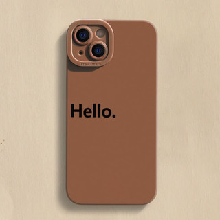 iPhone6-14系列 Hello手机壳 黑色 iPhone 13