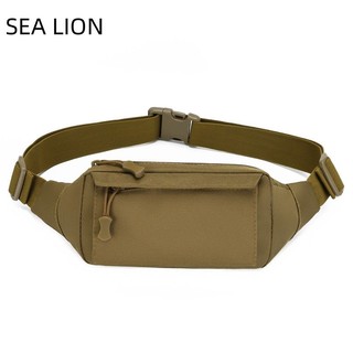 SEALION SEA LION新款战术腰包胸包跑步包多功能户外手机包休闲单肩斜跨包