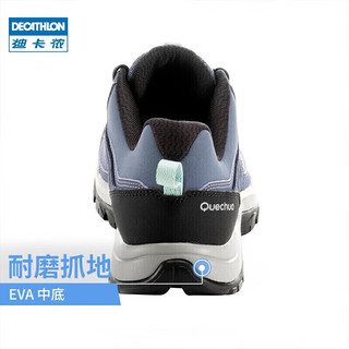 DECATHLON 迪卡侬 登山鞋男户外运动鞋耐磨轻便徒步靴黑灰色42 2938500