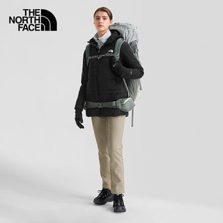 北面 TheNorthFace北面羽绒服女22冬款户外保暖700蓬鹅绒中长款羽绒外套 7QSU JK3/黑色 M