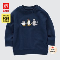 UNIQLO 优衣库 婴儿/幼儿/宝宝 Clay Animation卫衣(长袖企鹅家族)462450