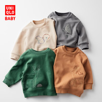 UNIQLO 优衣库 婴儿幼儿宝宝摇粒绒套头衫462135