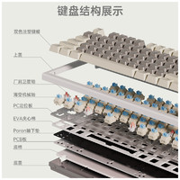 LANGTU 狼途 LT84机械键盘三模蓝牙无线游戏办公轴座客制化DIY显示屏RGB