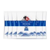 中盐 白玉兰加碘精制食用盐 400g*6袋装 中盐品质保证 新老包装交替发货 希悦果品