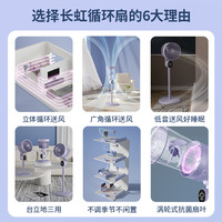 CHANGHONG 长虹 空气循环扇电风扇家用大风力静音立式落地扇台式宿舍涡轮电扇