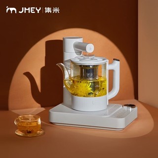 jmey 集米 P6电茶盘煮茶器即热式饮水机自动上水电热水壶一体茶盘泡茶具专用茶台智能恒温电热水壶 P6-白色