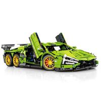 SEMBO BLOCK 森宝积木 积械狂飚系列 701001 六轮绿牛