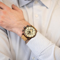 Timberland 男士腕表三眼多功能計時表盤時尚戶外運動男士手表節日禮物