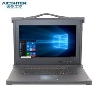 AICSHTER 讯圣便携式半加固笔记本MC-GX173/I7-6700双核/内存16G/硬盘1TB机械/1G显卡/双网口/6串口/5个PCI槽