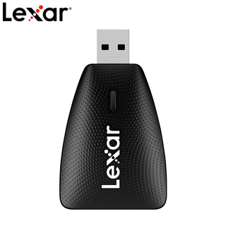 Lexar 雷克沙 SD卡TF卡USB3.1读卡器高速microsd存储卡手机小卡多功能读卡器UHS-II高速SDXC卡读卡器兼容USB3.0