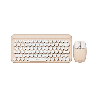 LOFREE 洛斐 奶茶机械键盘鼠标套装无线蓝牙女生办公笔记本电脑ipad