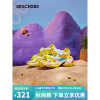 SKECHERS 斯凯奇 2022年夏季系列休闲时尚机甲凉鞋896124WYL39