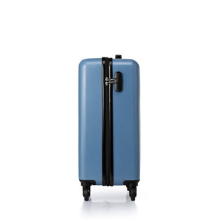 美旅 箱包时尚条纹行李箱旅游登机箱旅行箱大学生女密码箱20英寸TC3雾蓝色