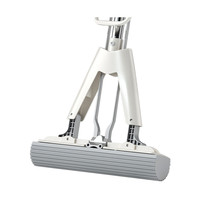 aige 爱格 海绵拖把2022新款家用卫生间宿舍吸水胶棉头拖地布一拖净墩布