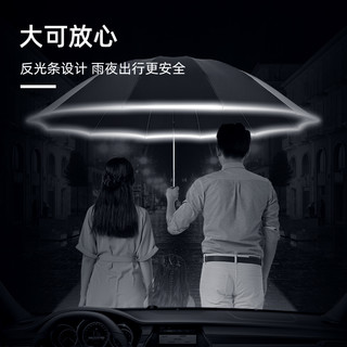 Baodini 宝迪妮 全自动大号雨伞加大加厚加固男士折叠暴雨专用晴雨两用遮阳伞男生