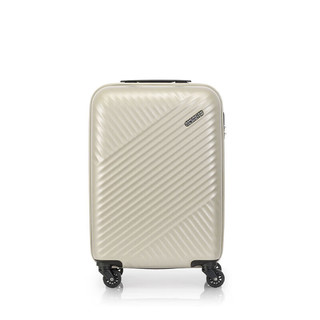 美旅 箱包简约时尚男女行李箱超轻万向轮旅行箱密码锁 20英寸 TV7奶白色