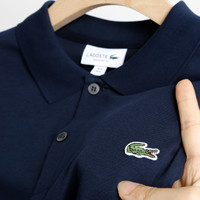 LACOSTE 拉科斯特 法國鱷魚POLO衫男士高端休閑翻領短袖絲光棉t恤夏