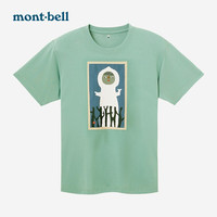 mont·bell23春夏新款T恤男女中性户外休闲时尚印花速干短袖1114541 JD M