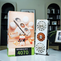 COLORFIRE 镭风 七彩虹RTX4070橘影橙12G显卡
