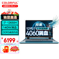 COLORFUL 七彩虹 隐星P15 将星X15升级款15.6英寸 i5-12450H/RTX4060/2.5K超清屏 16G内存/512G固