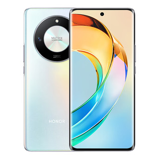 HONOR 荣耀 X50 第一代骁龙6芯片 1.5K护眼曲屏 5800mAh大电池 12GB+256GB 雨后初晴 碎屏险套装