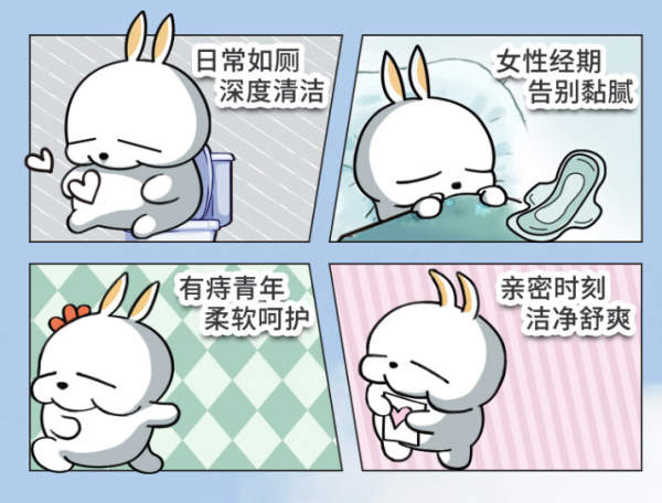 cs洁柔湿厕纸80片4包洁厕湿纸巾厕纸湿巾