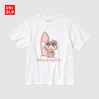 UNIQLO 优衣库 女装(UT)SANRIO印花T恤亲子短袖棉质三丽鸥凯蒂猫456924