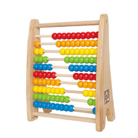 88VIP：Hape 儿童算盘家用珠算架计算架宝宝益智玩具数学字母算术教具玩具