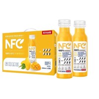 农夫山泉 NFC果汁饮料 100%鲜果压榨芒果混合汁300ml*10瓶 营养健康