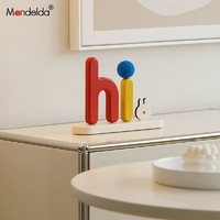 Mandelda 奶油风家居装饰桌面摆件客厅卧室玄关高级感公司前台摆件